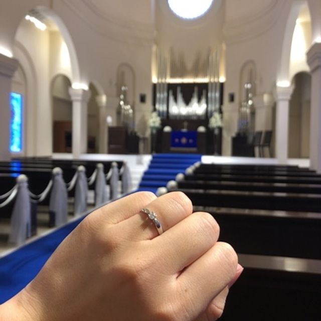 【ティファニー(Tiffany & Co.)の口コミ】 婚約指輪はTiffanyがいいな、と憧れていました。Tiffanyの金額も彼の予算…