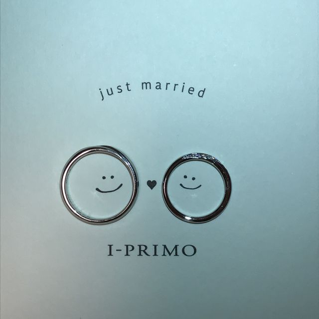 【アイプリモ(I-PRIMO)の口コミ】 いろいろ指輪を見て試着した中で、これが一番輝いていてデザインが素敵だ…