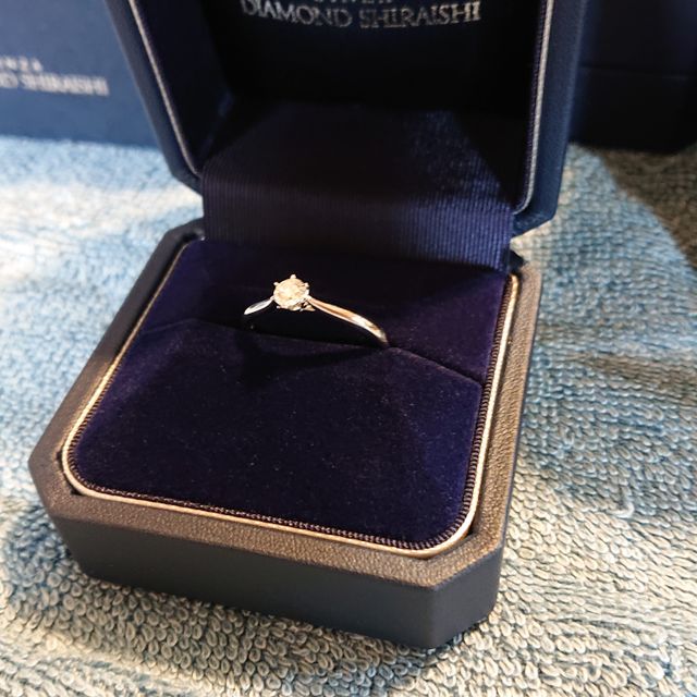 【銀座ダイヤモンドシライシの口コミ】 つけ心地がとてもよく、デザイン・指輪の意味もぴったりだった。あとはイ…