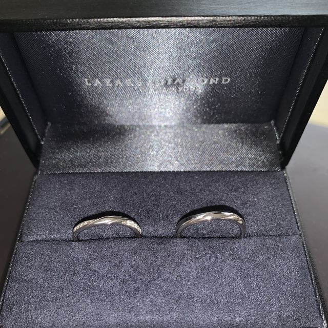 【ラザール ダイヤモンド(LAZARE DIAMOND)の口コミ】 温泉でもつけて入れるということで、プラチナ素材にしました。ウェーブが…