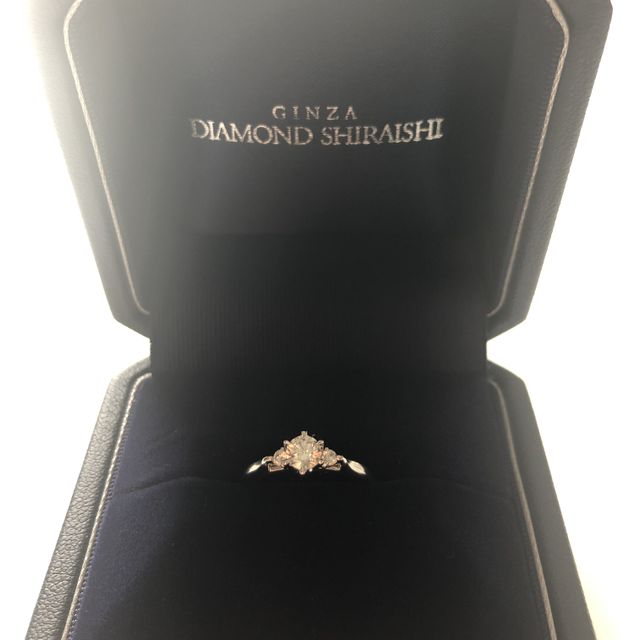 【銀座ダイヤモンドシライシの口コミ】 シンプルで可愛いらしく、つけ心地が良い指輪を探していたところ、こちら…