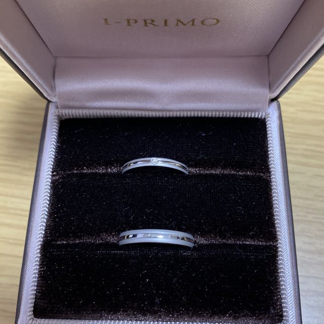 【アイプリモ(I-PRIMO)の口コミ】 婚約指輪もアイプリモさんで購入しましたが、婚約指輪のデザインに合うも…
