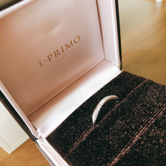 【アイプリモ(I-PRIMO)の口コミ】 指輪の決め手は中のダイヤモンドの品質にこだわってあったことが大きなポ…