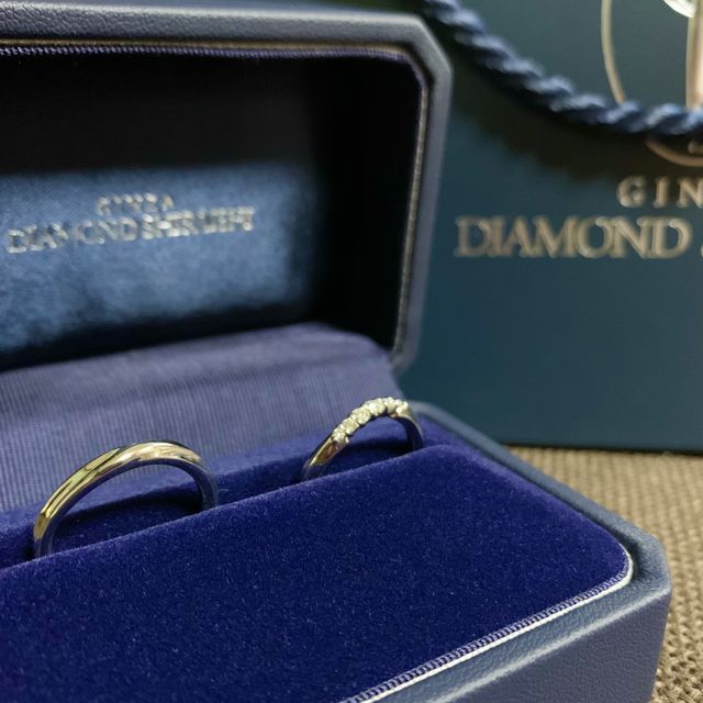 【銀座ダイヤモンドシライシの口コミ】 指輪にそこまで詳しい訳ではなかった為、形の好みとそれぞれのこだわりを…