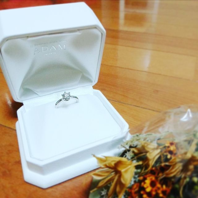 【ADAM(アダン)の口コミ】 デザインやダイヤモンドの大きさや予算など、店員さんに希望を伝え一緒に…