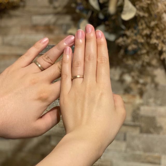 【uchimari(ウチマリ)の口コミ】 以前、妻からこちらのお店のことを聞いていて、二人で指輪を作る工程があ…