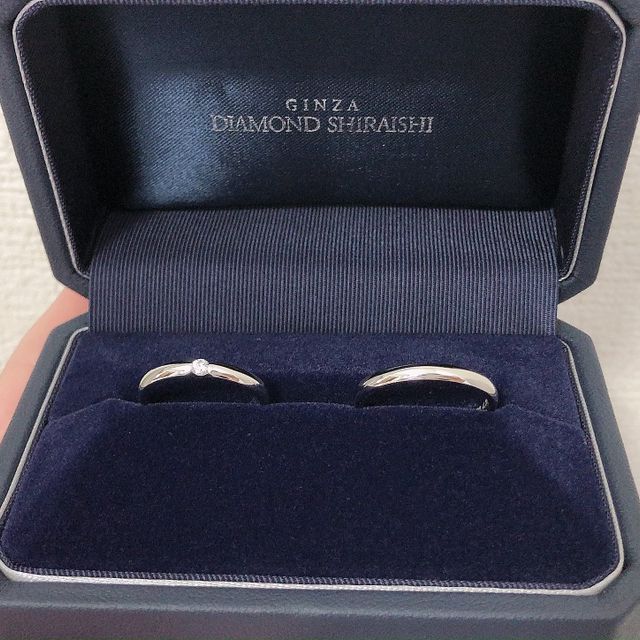 【銀座ダイヤモンドシライシの口コミ】 店員さんが出してくれた指輪に一目惚れをしました。
他店にはないダイヤの…