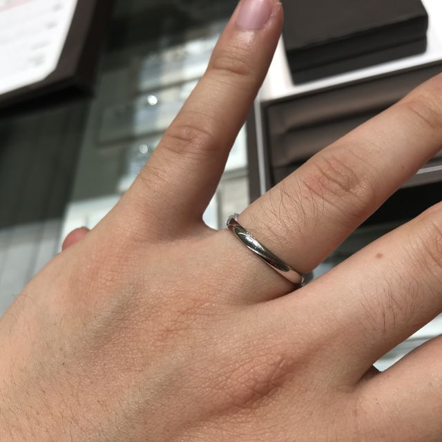 【アイプリモ(I-PRIMO)の口コミ】 もとから、シンプルだけど、よーくみるとこだわりのある指輪を探していた…