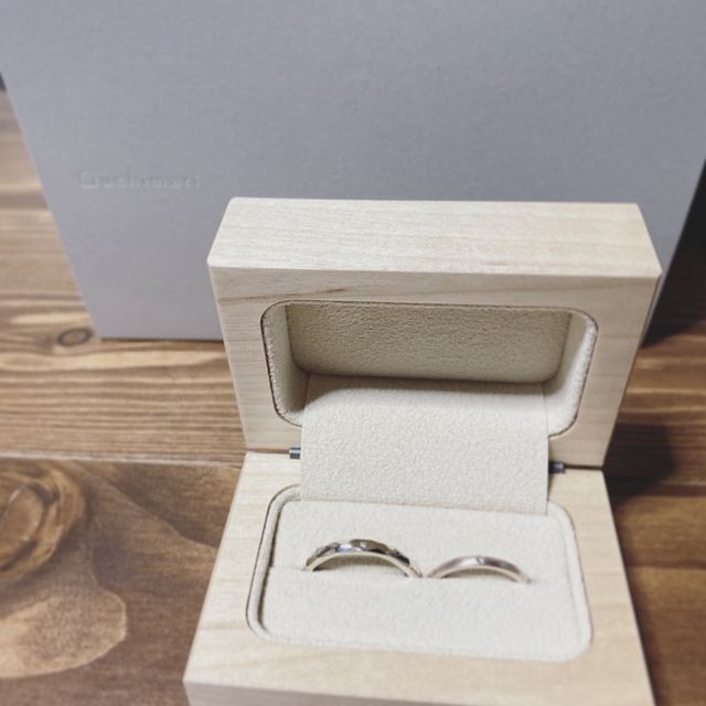 【uchimari(ウチマリ)の口コミ】 6種類の素材がありましたが、私は自分が1番好きなピンクゴールドにしまし…