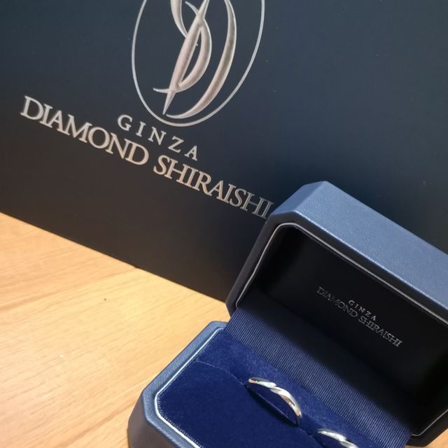 【銀座ダイヤモンドシライシの口コミ】 ふたりの好みが合うまでトーナメント方式で色々提案してくれてました！マ…