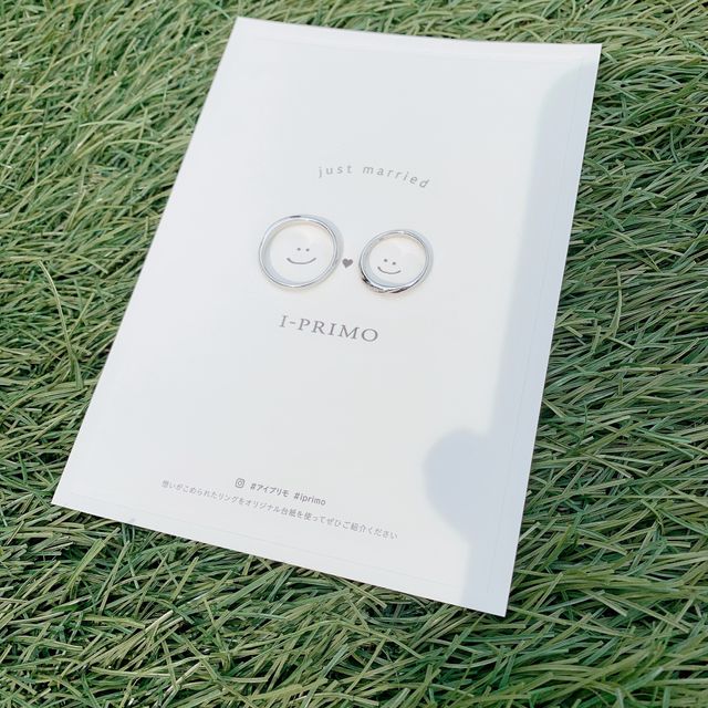 【アイプリモ(I-PRIMO)の口コミ】 普段、全く指輪などのアクセサリーを付けない2人だったのであまり指輪を付…