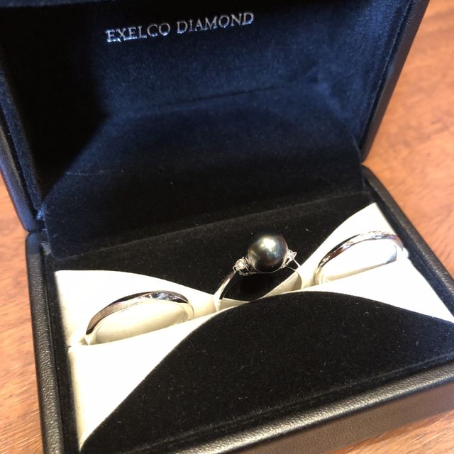 【エクセルコダイヤモンド(EXELCO DIAMOND)の口コミ】 指輪のデザインを予め決めて行った。4軒の店を回って2人の思い描いていた…