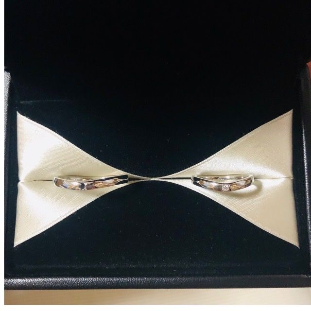 【エクセルコダイヤモンド(EXELCO DIAMOND)の口コミ】 シンプルなデザイン(メレダイヤ一石程度まで、ミル打ちなし)で、メンズの…