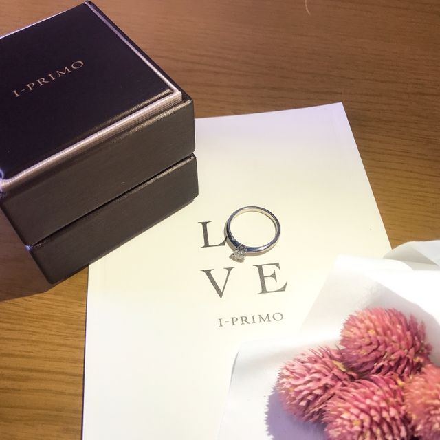 【アイプリモ(I-PRIMO)の口コミ】 ダイヤモンドが決め手でした。I-PRIMOはブライダルリング専門で、かつダイ…