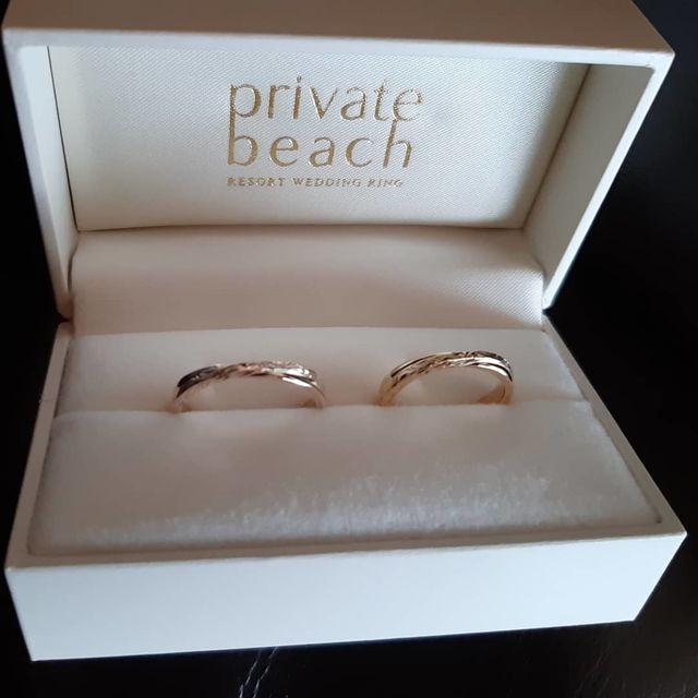 【PRIVATE BEACH(プライベートビーチ)の口コミ】 デザインが豊富ななかでかわいい見た目と南十字星を選んだ理由は付き合っ…