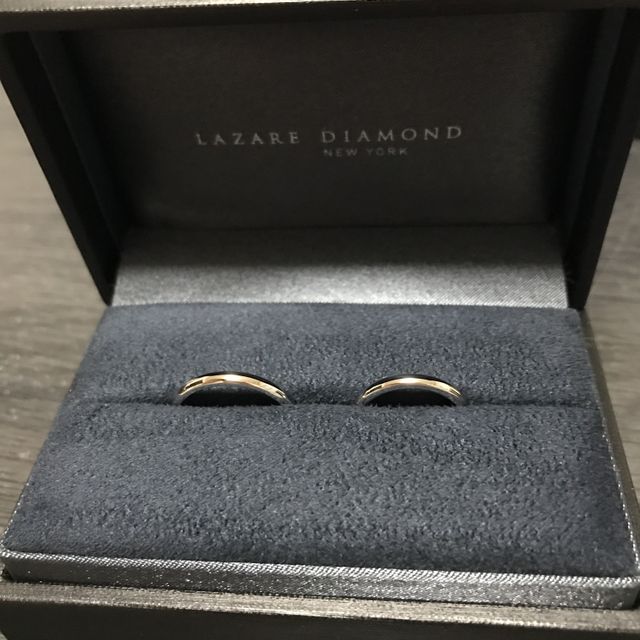 【ラザール ダイヤモンド(LAZARE DIAMOND)の口コミ】 婚約指輪はゴールド！毎日つけられるデザイン！と欲しいデザインが決まっ…