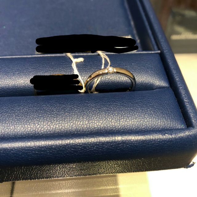 【銀座ダイヤモンドシライシの口コミ】 遠くからでも輝いて見える一粒のダイヤで、イエローゴールドが希望でした…