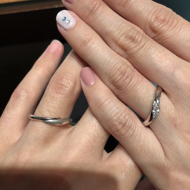 【銀座ダイヤモンドシライシの口コミ】 決めてはデザインとつけ心地の良さです！
つけ心地はお店によってすごく違…