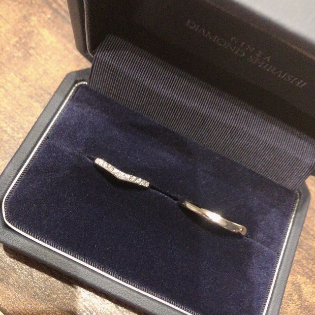 【銀座ダイヤモンドシライシの口コミ】 決めてはデザインと価格です。
ハーフエタニティで指輪を探していたところ…