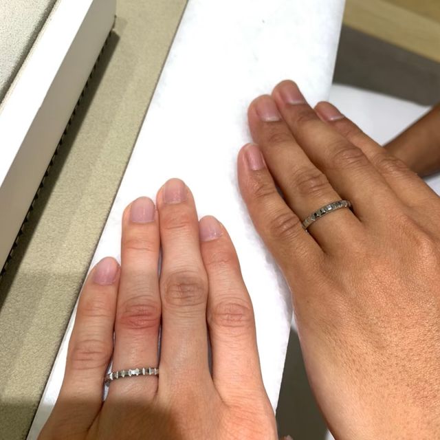 【ブシュロン(BOUCHERON)の口コミ】 太さも選べるデザインに大変魅力を感じました。指の太さがないのがだ悩み…