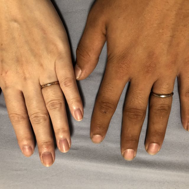 【BAUM(バーム)の口コミ】 ストレートタイプでもシンプルすぎない、少しだけお洒落な木の継ぎ目のよ…