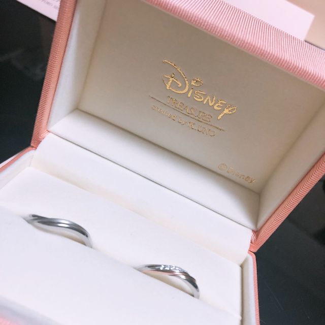 【ケイウノ ブライダル(K.UNO BRIDAL)の口コミ】 ディズニーデザインの指輪にしたくて来店したが、別の指輪のデザインに惹…