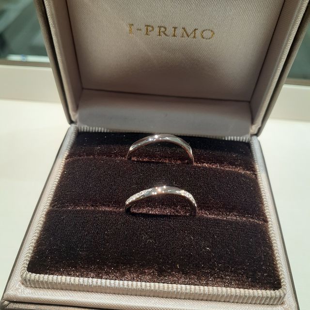 【アイプリモ(I-PRIMO)の口コミ】 デザインがとても気に入りました。他のお店で試着したものよりも着けてい…