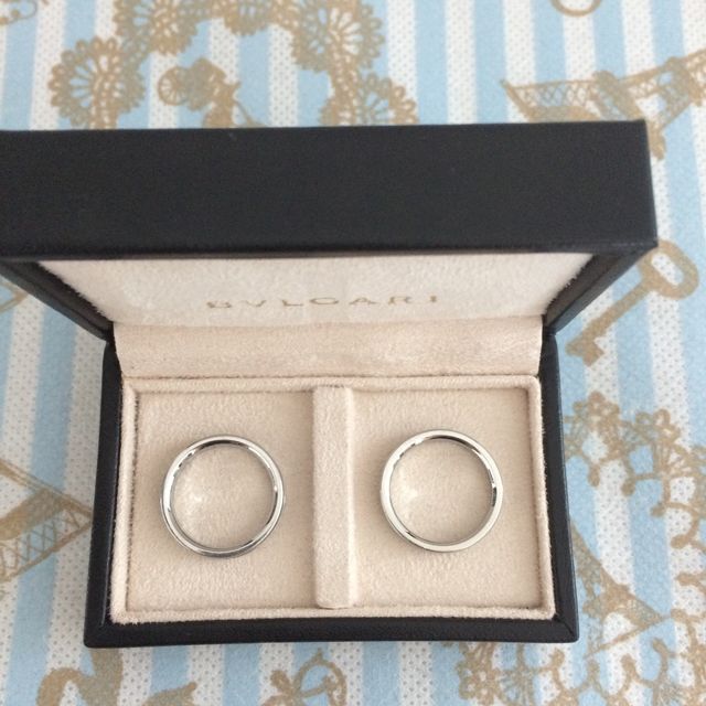 【ブルガリ(BVLGARI)の口コミ】 結婚指輪なので、常にはめていても気にならないデザインの物を探していま…