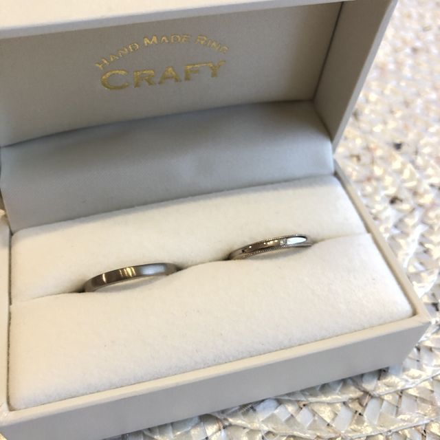 【CRAFY(クラフィ)の口コミ】 周りとは違うものをつけたい！とホワイトゴールドで制作できるこちらのお…