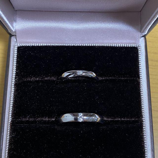 【アイプリモ(I-PRIMO)の口コミ】 5店舗ほど、指輪を見に行き決めました。お互いの好きなデザインが違ったの…