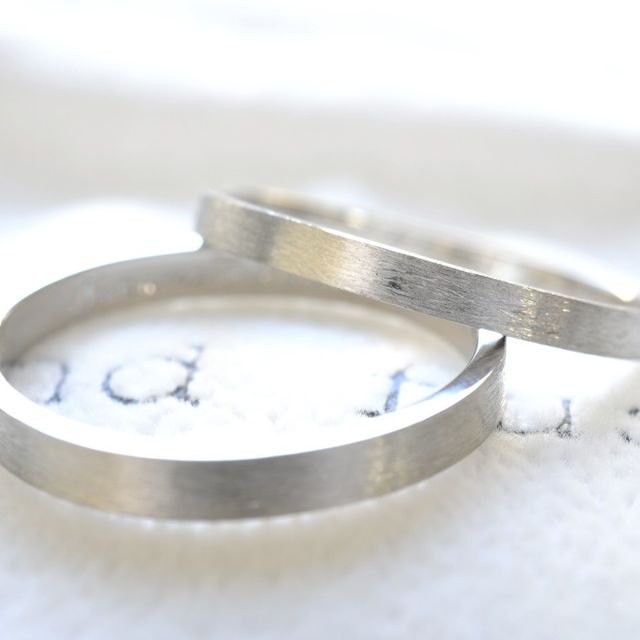 【湘南彫金工房 andfuseの口コミ】 痛みにくいプラチナを選択しました。デザインはずっと着けていても飽きが…