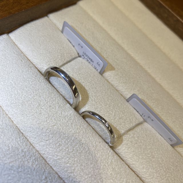 【TRECENTI(トレセンテ)の口コミ】 末長く使えるシンプルな指輪で生涯保証が付いているのが決め手になりまし…