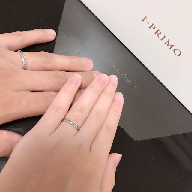 【アイプリモ(I-PRIMO)の口コミ】 決め手は、やはり細かく敷き詰められたダイヤとミルグレインのバランスが…