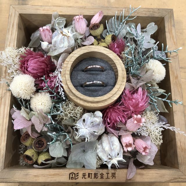 【鎌倉彫金工房の口コミ】 既製品ではなく、二人で手作りをしたいと思いました。ペアリングも系列店…