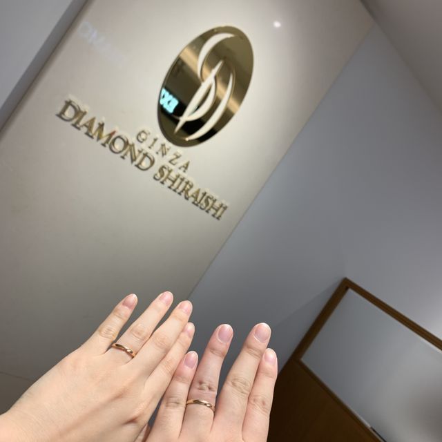 【銀座ダイヤモンドシライシの口コミ】 アミュレットというお守りの意味を持つ指輪に惹かれ、また男性の指輪にも…