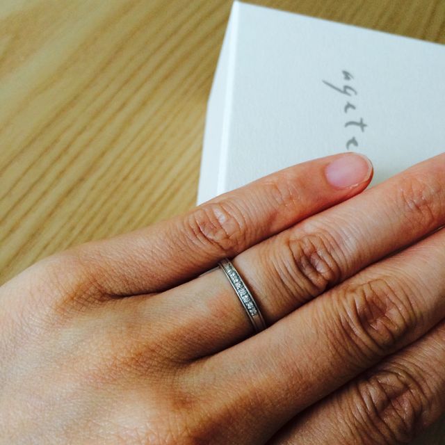 【agete(アガット)の口コミ】 毎日身につける大切なものですので、身につけやすいシンプルなものにしま…