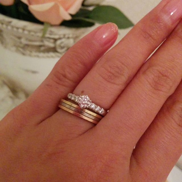 【カルティエ(Cartier)の口コミ】 色々なブランドの結婚指輪を見ましたが、昔からカルティエに憧れていたの…