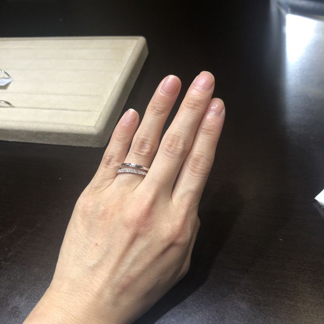 【TRECENTI(トレセンテ)の口コミ】 指輪が苦手なので今後ずっとつけておけるか心配だったのですが、実際に試…