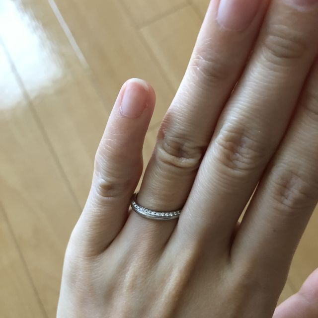 【アイプリモ(I-PRIMO)の口コミ】 ハーフエタニティがいいと思って探していましたが、傷がつくのと、あまり…