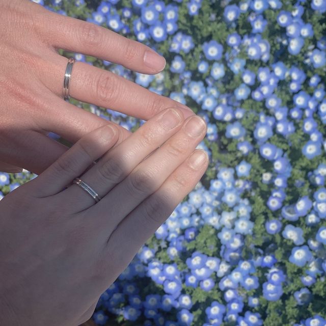 【ブシュロン(BOUCHERON)の口コミ】 もともとプラチナリングに憧れがあり、購入するなら旦那さんとお揃いが欲…