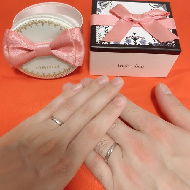 【insembre(インセンブレ)の口コミ】 細みでシンプルな指輪を探して色々な店舗を巡っていました。どこも同じよ…