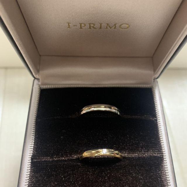 【アイプリモ(I-PRIMO)の口コミ】 デザインは2人の好みがゴールド系という事もあり、ゴールドで選びました。…
