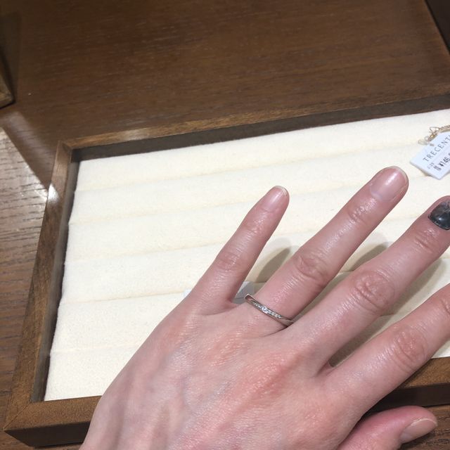 【TRECENTI(トレセンテ)の口コミ】 トレセンテさんは付け心地が他のブランドとまったく違い、指なじみがとて…