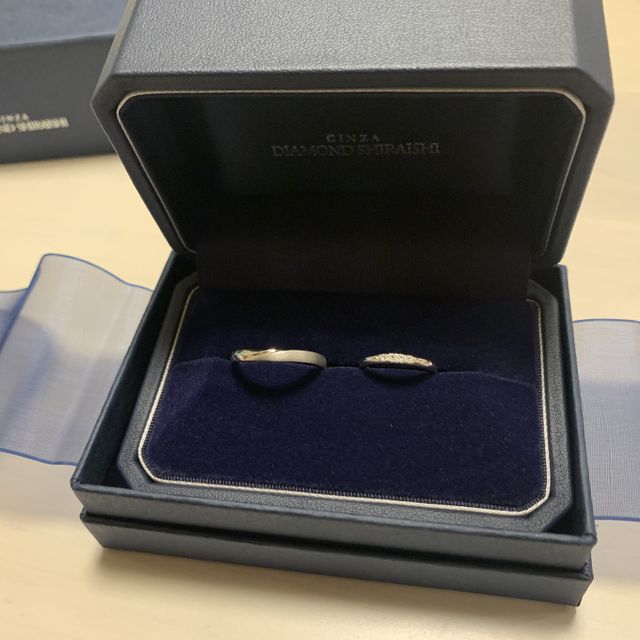 【銀座ダイヤモンドシライシの口コミ】 私はこれから長年身につけていく結婚指輪はストレートでシンプルなものを…