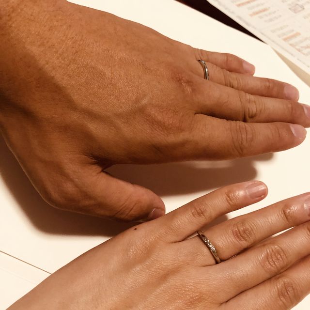 【銀座ダイヤモンドシライシの口コミ】 他のブランドにないデザインだったことと、対応して下さったスタッフの方…