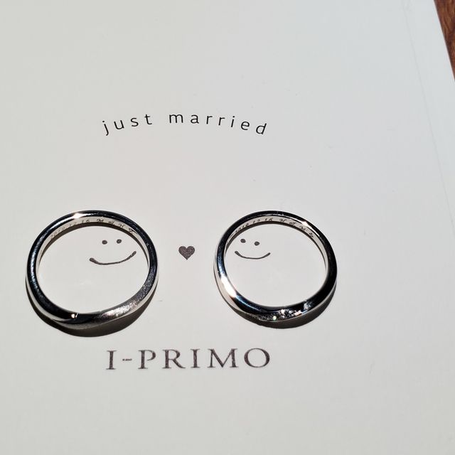 【アイプリモ(I-PRIMO)の口コミ】 デザインも可愛くメンズ物はシンプルなものが多かったですがアクセントと…