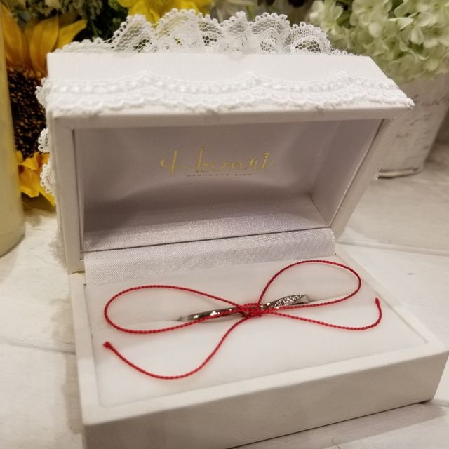 【Hamri(ハムリ)の口コミ】 プロポーズの時に彼がハンドメイドの指輪をハムリで作ってサプライズして…