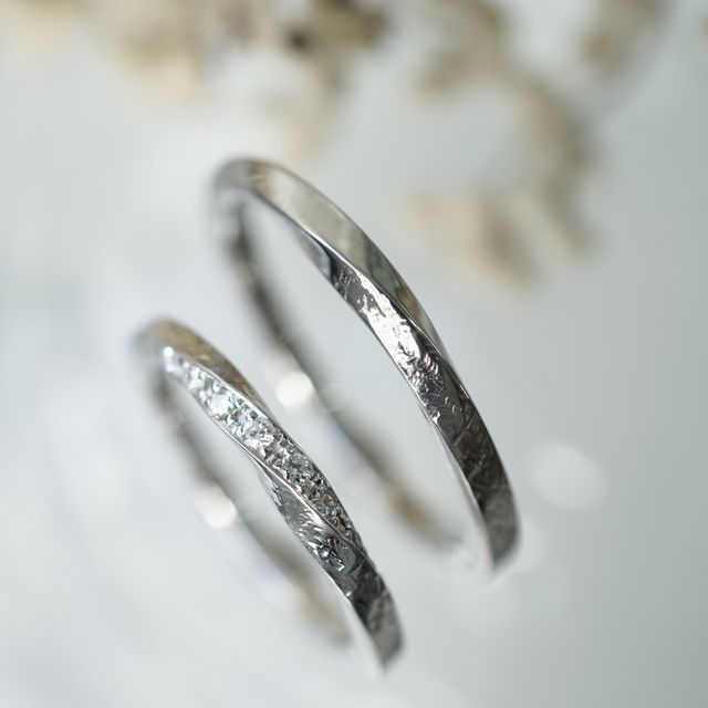 【renri(レンリ)の口コミ】 指輪の形状、素材、模様、石の有無など、自由に組み合わせてデザインでき…