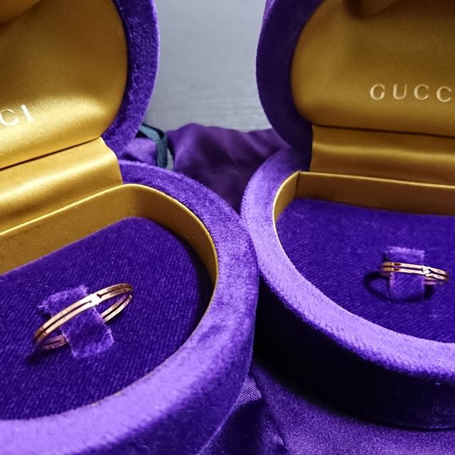 【グッチ(GUCCI)の口コミ】 シンプルだけど、変わったデザインが欲しくて、こちらの指輪に決めました…