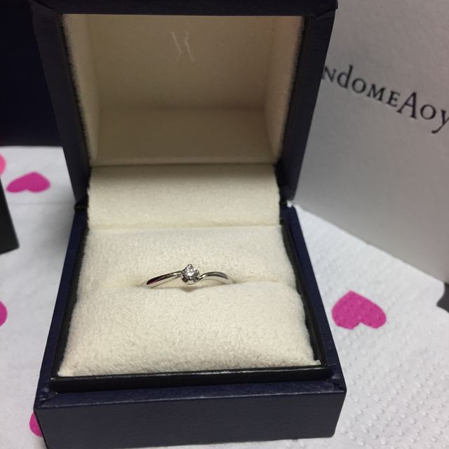 【ヴァンドーム青山(VENDOME AOYAMA)の口コミ】 プラチナに一粒ダイヤで素材はちゃんとしたものですが、価格が5万円から6…